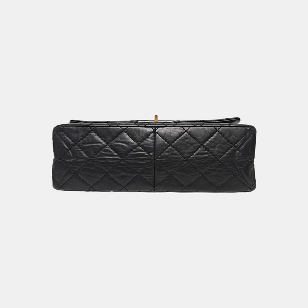 2.55 227 (jumbo) Quilted Calfskin Black