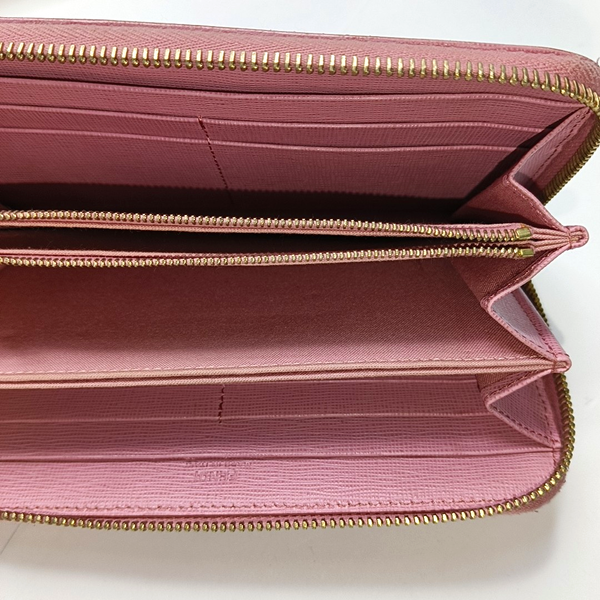 Calfskin Wallet Pink