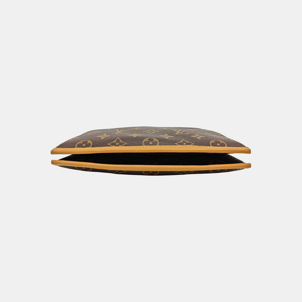 SAUMUR PM Monogram Coated Canvas Brown
