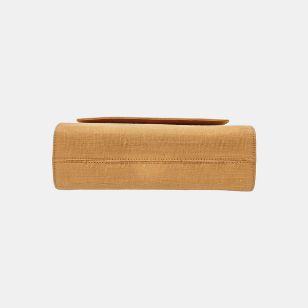 Fabric Shoulder Bag Brown