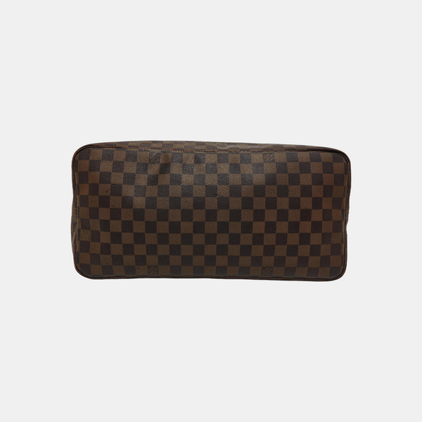 NEVERFULL GM Damier Ebene Coated Canvas Brown