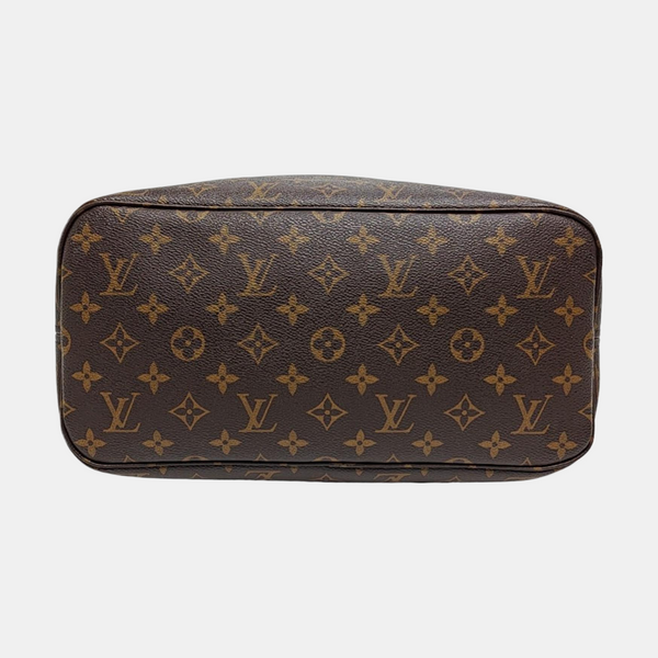 NEVERFULL MM Monogram Coated Canvas Brown