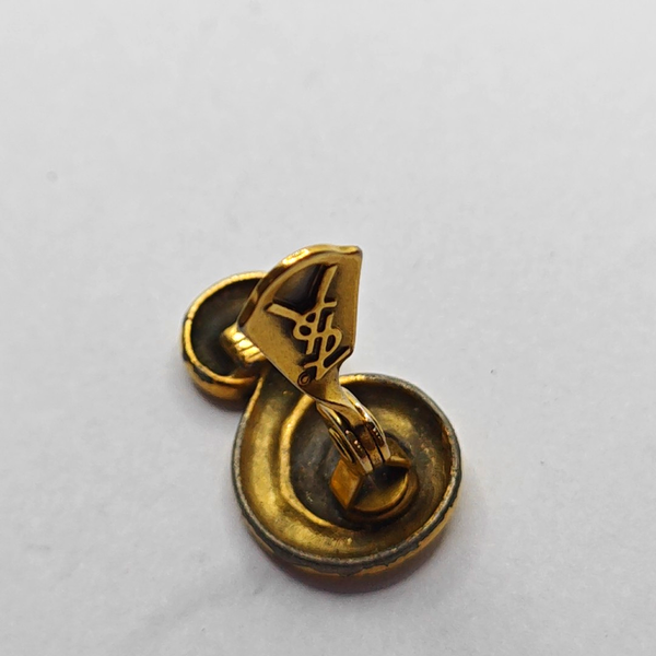 Metal Gold Clip On Earrings