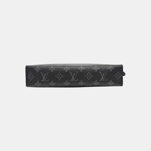 Pochette Voyag MM Monogram Coated Canvas Black