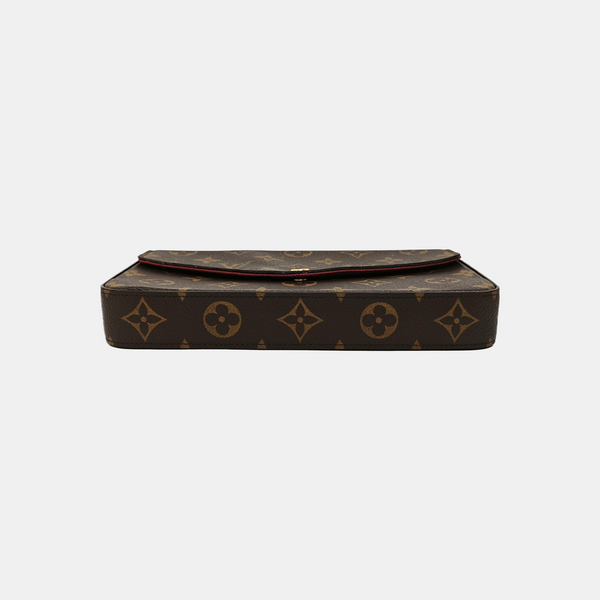 FÉLICIE Monogram Coated Canvas Brown