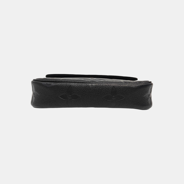 IVY Monogram Calfskin Black