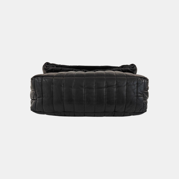 BB Quilted Calfskin Black