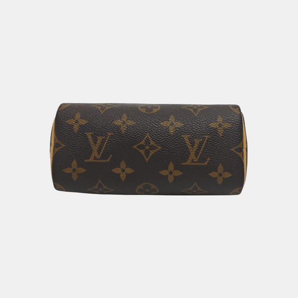 SPEEDY Nano Monogram Coated Canvas Brown