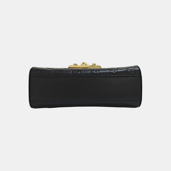 Padlock Small Monogram Calfskin Black