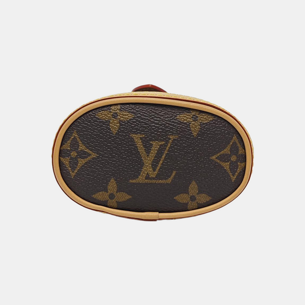 FOLD ME Monogram Coated Canvas Brown