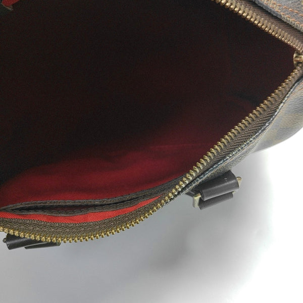 SPEEDY 25 Damier Ebene Coated Canvas Brown