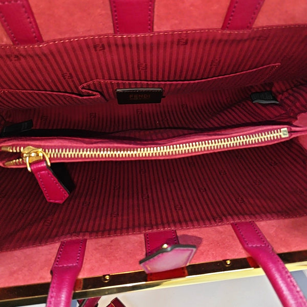 2 Jours Medium Calfskin Purple