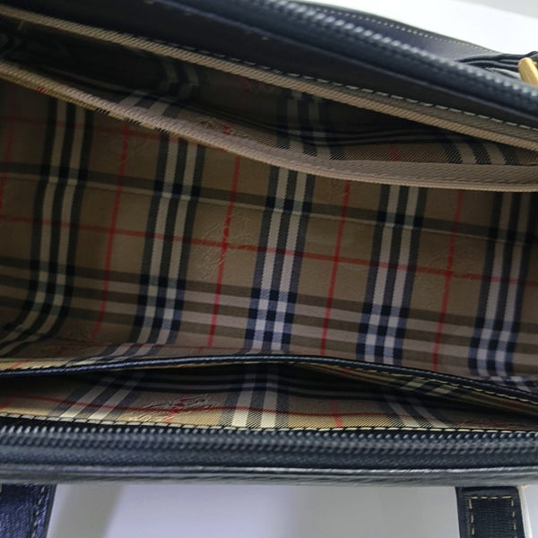 Calfskin Top Handle Bag Black