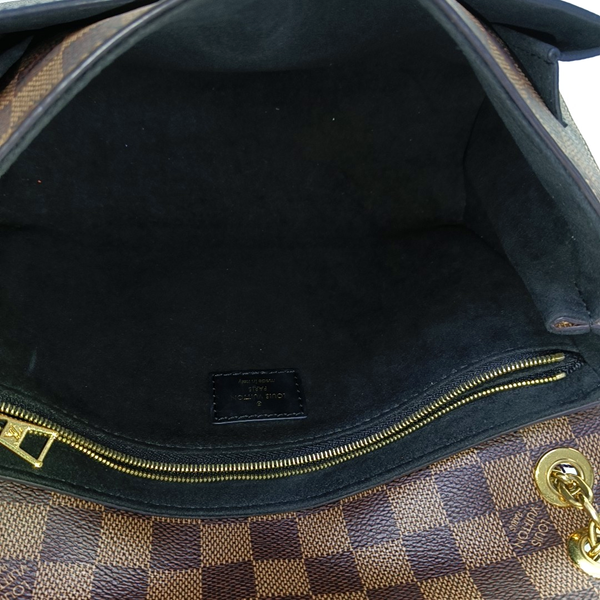VAVIN PM Damier Ebene Coated Canvas Brown
