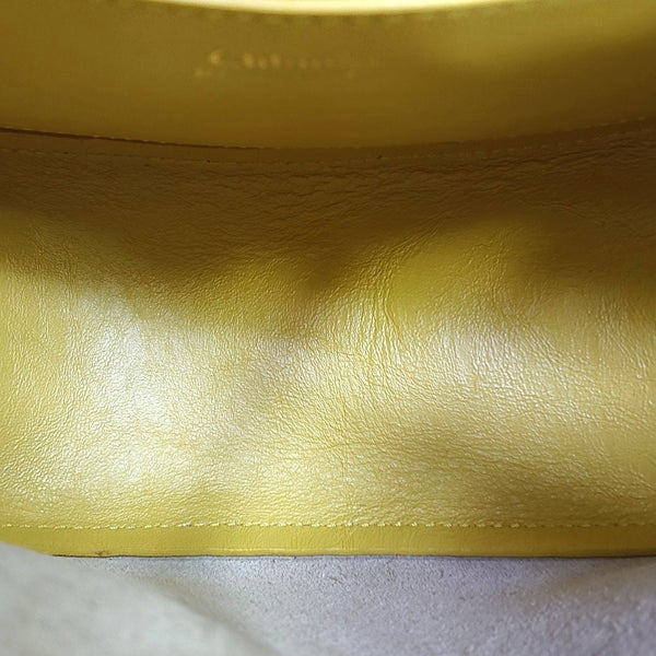 Kiss Small Calfskin Yellow