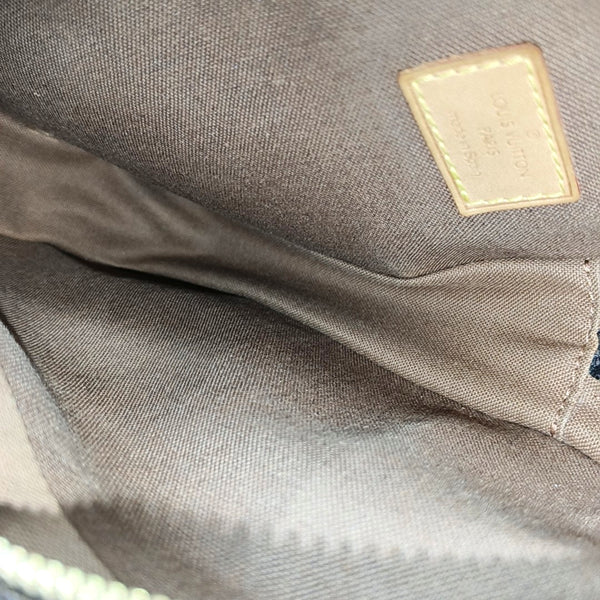 GANGE Monogram Coated Canvas Brown