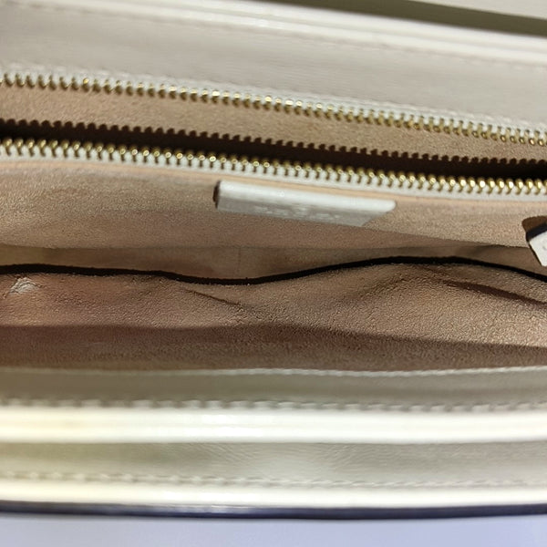 Horsebit 1955 Small Monogram Coated Canvas Beige