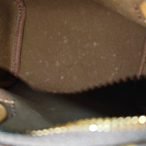 SPEEDY Nano Monogram Coated Canvas Brown