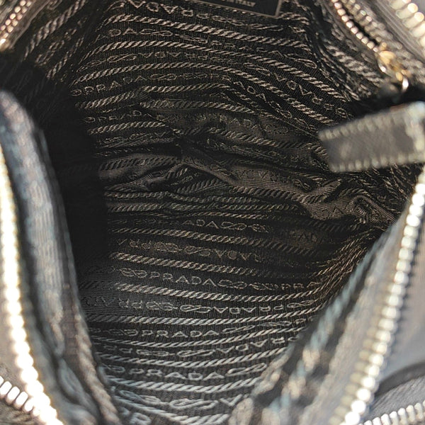Nylon Shoulder Bag Black