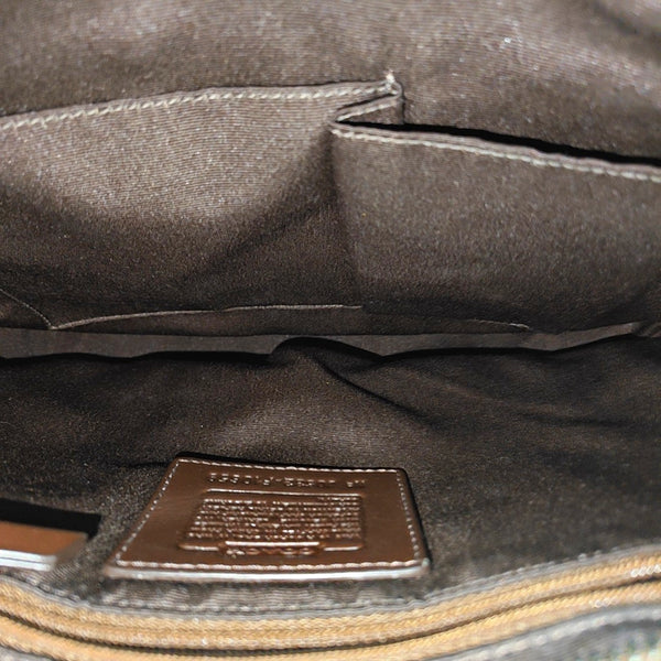 Monogram Canvas Tote Bag Brown