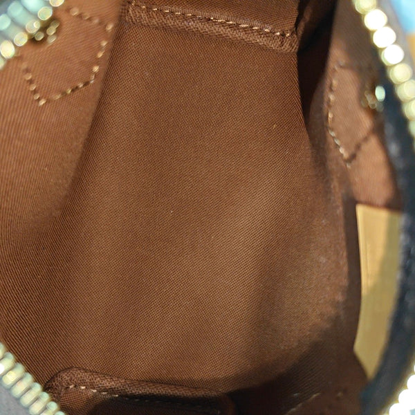 SPEEDY Nano Monogram lona revestida marrón