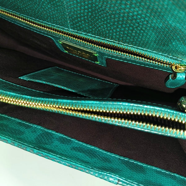 SERPENTI FOREVER Medium Python Green