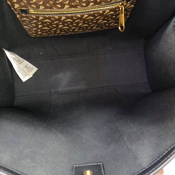 MONOGRAM Small Coated Canvas Brown