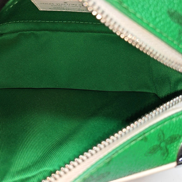 SOFT TRUNK Mini Monogram Coated Canvas Green