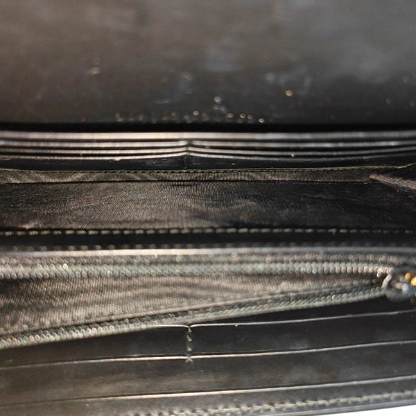 Interlocking G Small Monogram Calfskin Black Wallet