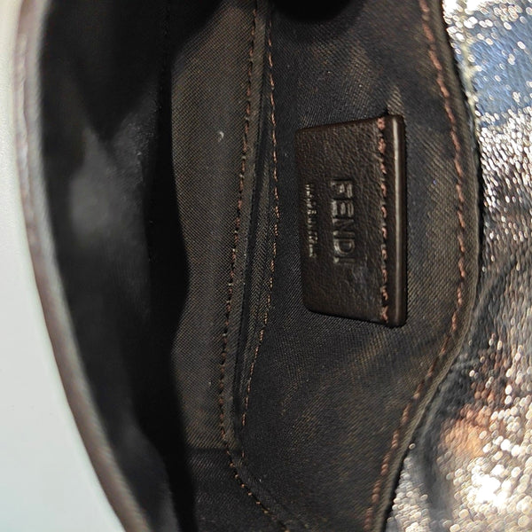 Baguette Super Mini Calfskin Silver