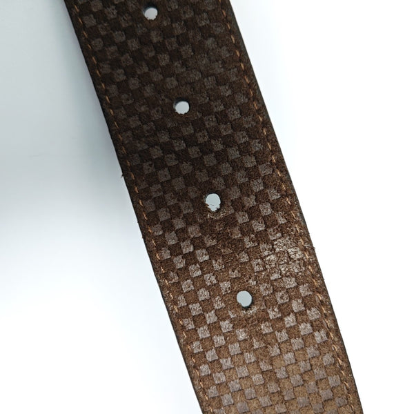 Suede Belt Brown