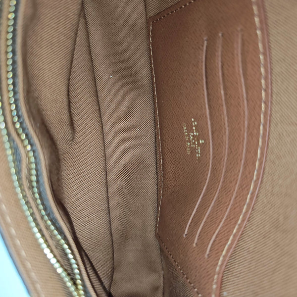 IVY Monogram Coated Canvas Brown