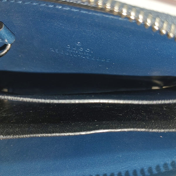 Monogram Calfskin Wallet Blue