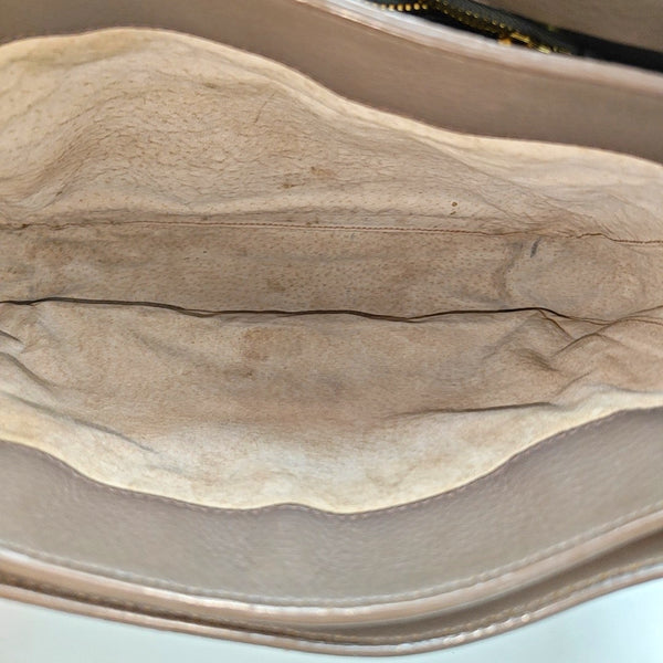 Calfskin Shoulder Bag Gray