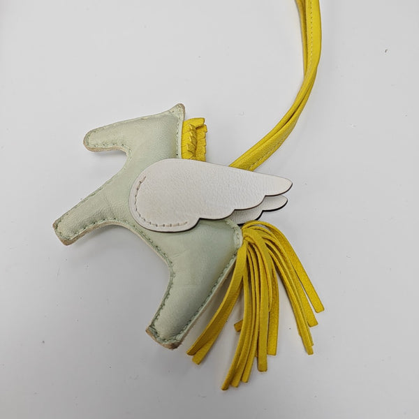 Leather Bag Charm Multicolor