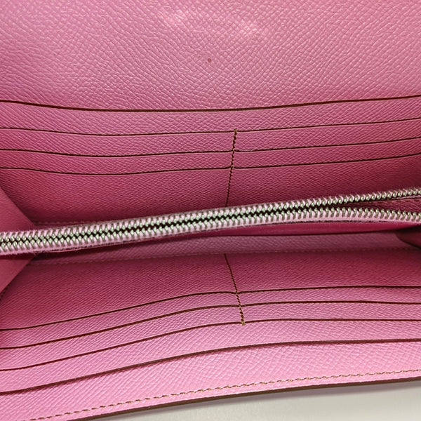 Authenticated pre-owned Kelly Epsom Pink Wallet - Wallet at Looply