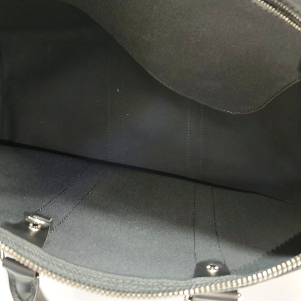 KEEPALL 45 Monogram Coated Canvas Black