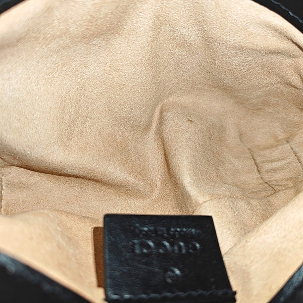 GG Marmont Mini Quilted Calfskin Black