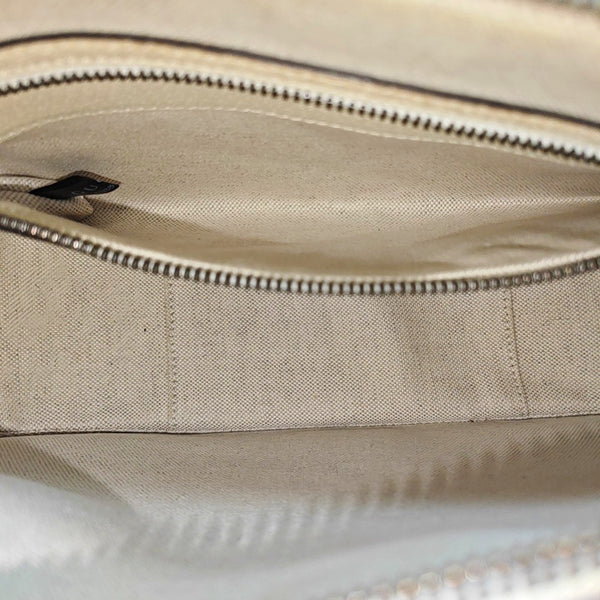 Ophidia Medium Monogram Coated Canvas Beige