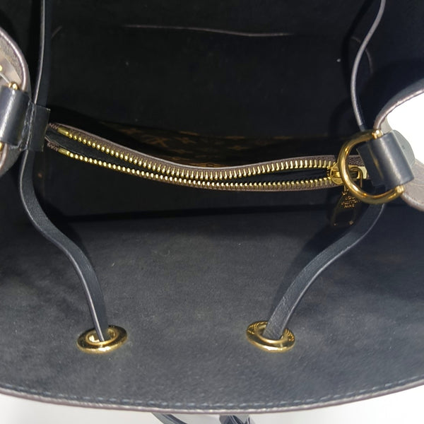 NÉONOÉ MM Monogram Coated Canvas Brown
