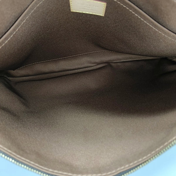 Etui Voyage MM Monogram Coated Canvas Brown