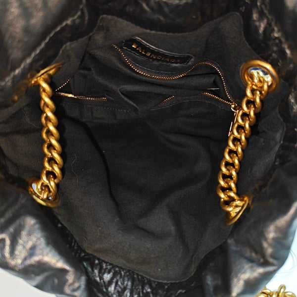 Calfskin Shoulder Bag Black