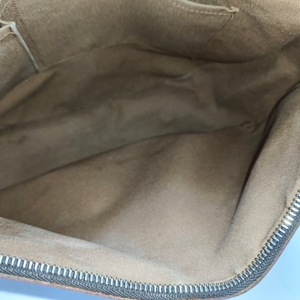 TULUM GM Monogram Coated Canvas Brown