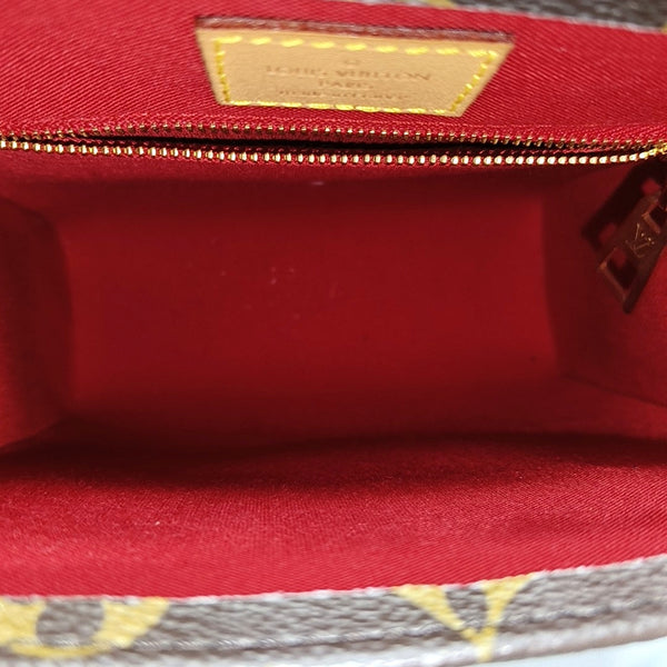 SAC PLAT BB Monogram Coated Canvas Brown