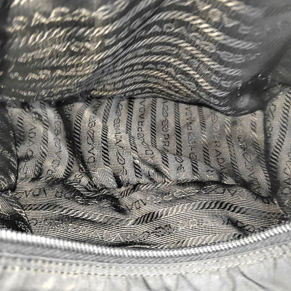 Nylon Shoulder Bag Black