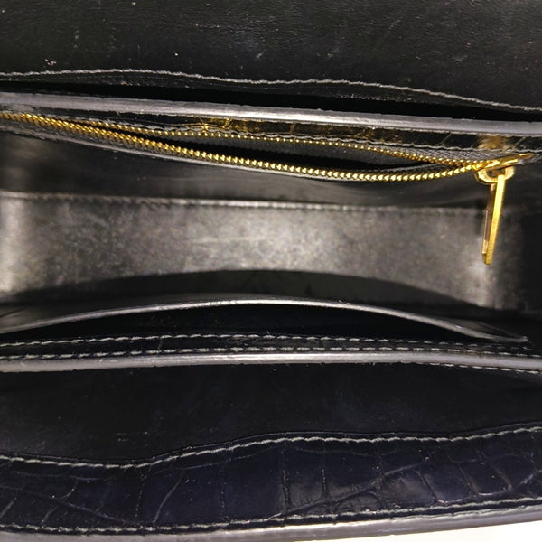 Sharp Calfskin Black