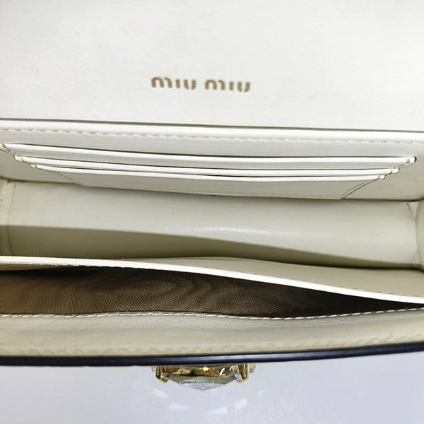 Calfskin Shoulder Bag White