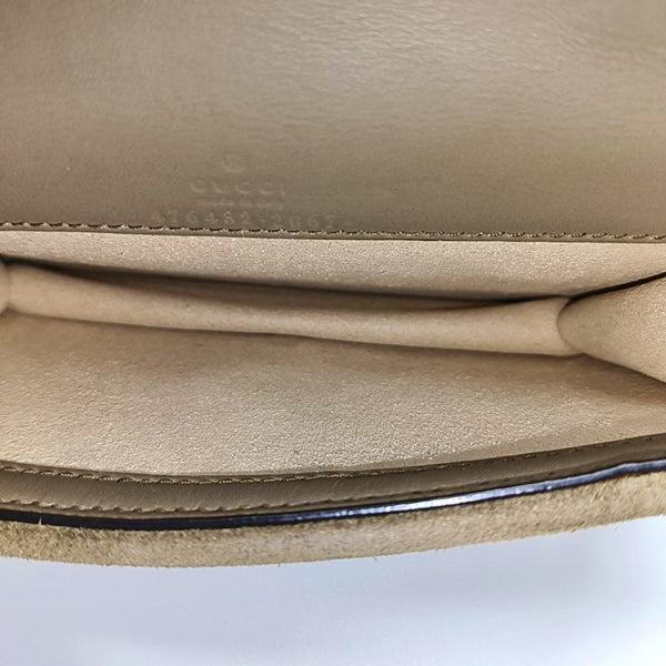 Dionysus Super Mini Monogram Coated Canvas Beige
