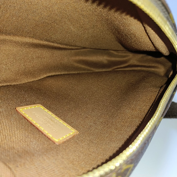 GANGE Monogram Coated Canvas Brown