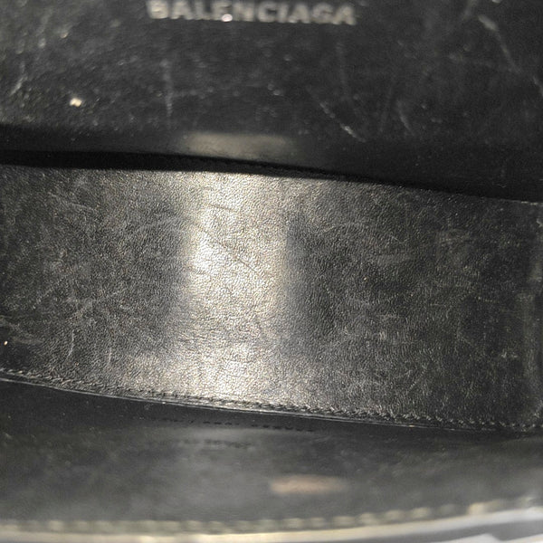 Hourglass Small Calfskin Black
